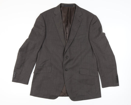 Marks and Spencer Men's Grey Blazer Jacket 42 Regular Fit