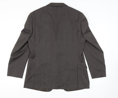 Marks and Spencer Men's Grey Blazer Jacket 42 Regular Fit