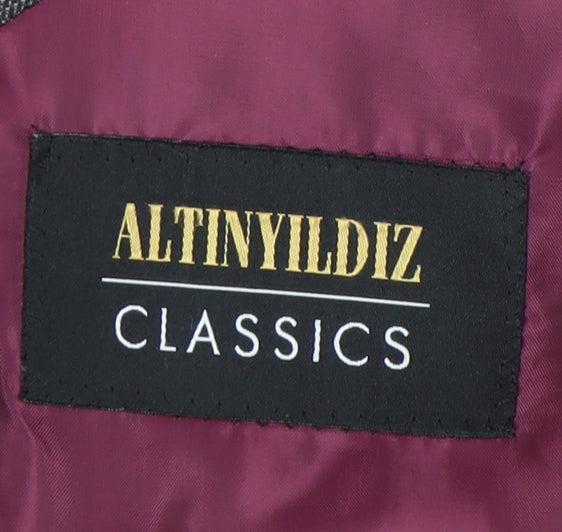 Altinyildiz Classics Men's Grey Blazer 54