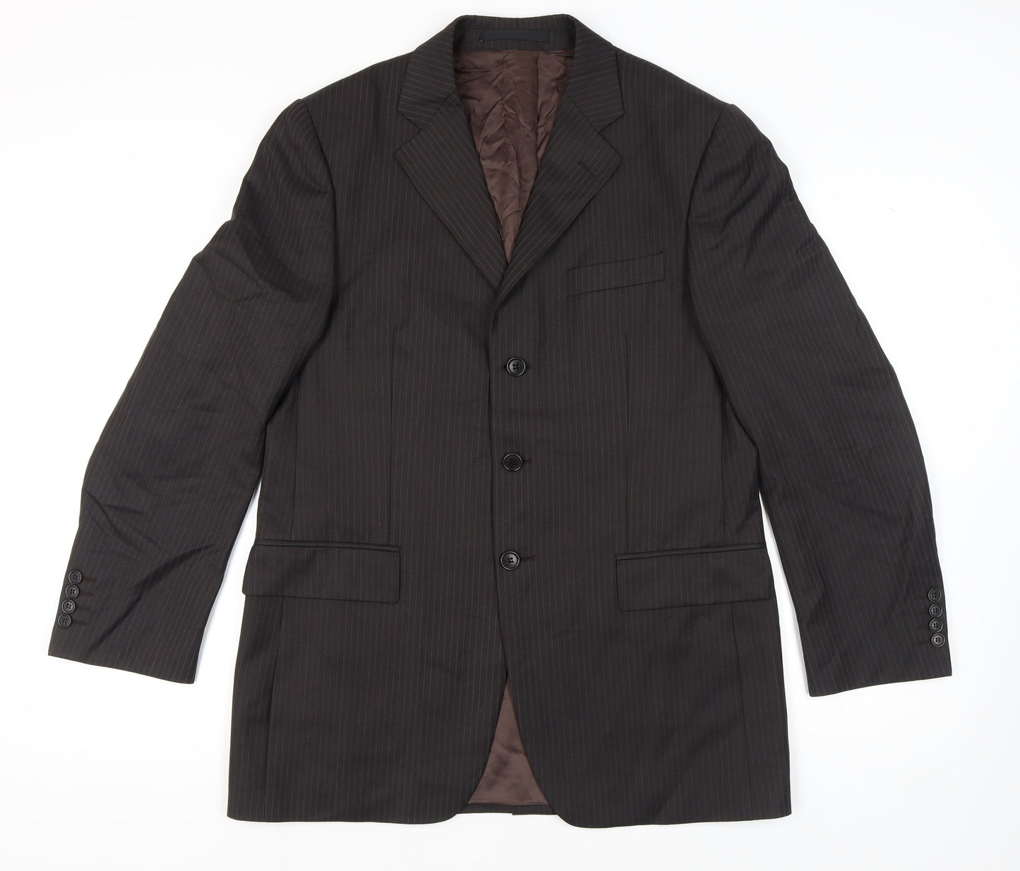 Rocha John Rocha Men's Brown Blazer 40