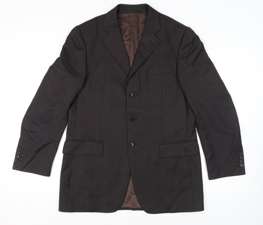Rocha John Rocha Men's Brown Blazer 40