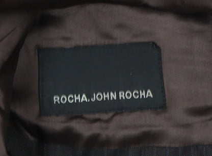 Rocha John Rocha Men's Brown Blazer 40