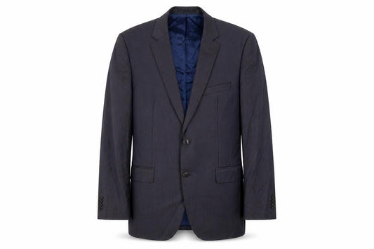 Sarar Men's Blue Suit Jacket, Size 42, Single-Breasted