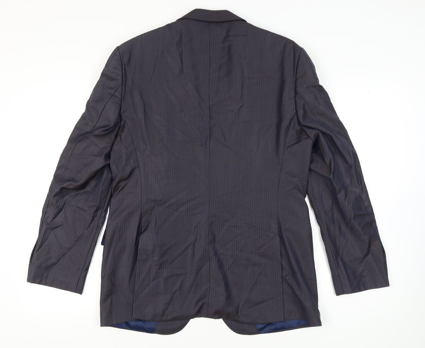 Sarar Men's Blue Suit Jacket, Size 42, Single-Breasted