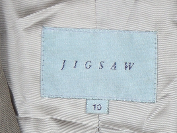 Jigsaw Women's Brown Blazer Size 10 Classic Wool