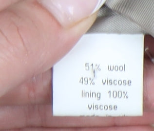 Jigsaw Women's Brown Blazer Size 10 Classic Wool