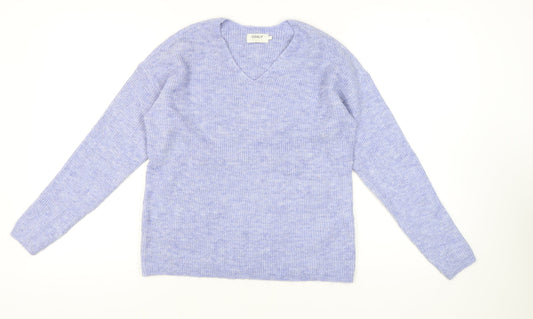 Womens UK Size S Only Blue Pullover Jumper