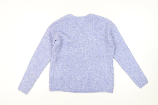 Womens UK Size S Only Blue Pullover Jumper