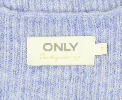 Womens UK Size S Only Blue Pullover Jumper