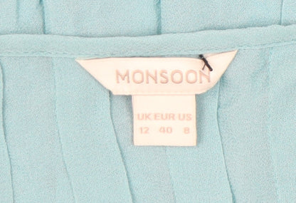Womens UK Size 12 Monsoon Blue  Tank