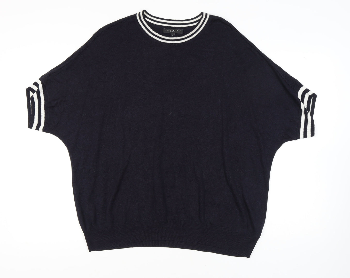 Emma Willis Women's Black XL Knit Pullover Jumper