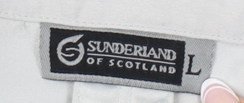 Mens UK Size L Sunderland of Scotland Grey Windbreaker Coat