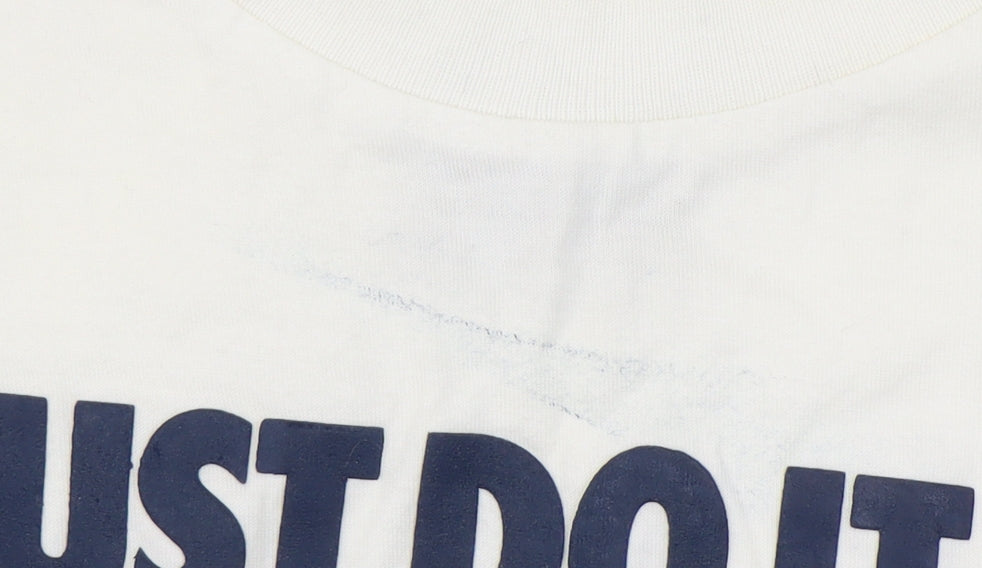 Nike Women's White Tank Top L Gym & Training