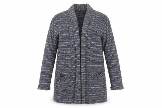 Front view of Red Herring Women's Multicoloured Open Front Cardigan, size 14