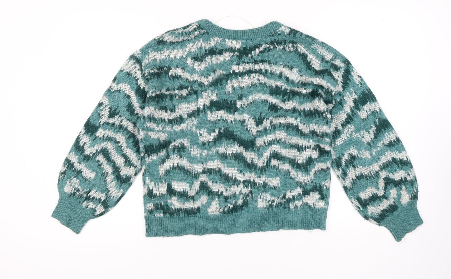 Womens UK Size 8 VILA Green Pullover Jumper
