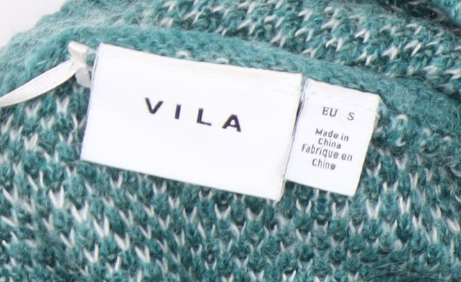 Womens UK Size 8 VILA Green Pullover Jumper