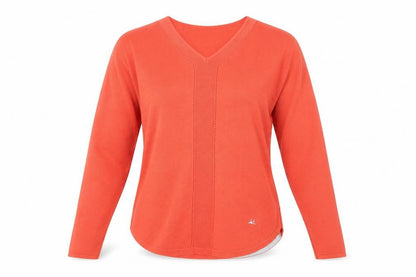 Womens UK Size 10 Mantaray Red Pullover Jumper