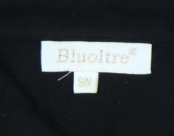 Womens UK Size S Bluoltre Black Pullover Jumper