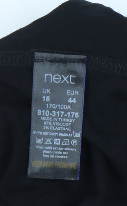 Next Women's Black Strapless Dress Size 16