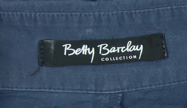 Womens UK Size 16 Betty Barclay Blue  Blouse