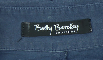 Womens UK Size 16 Betty Barclay Blue  Blouse