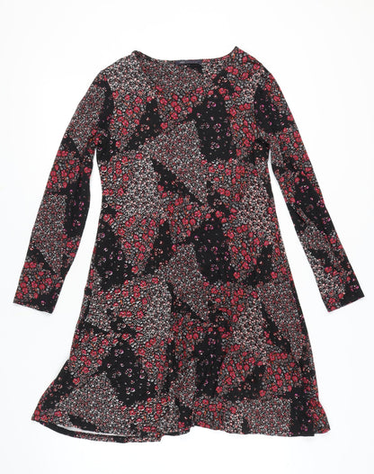 Marks and Spencer Women's Multicoloured Floral Dress, Size 14