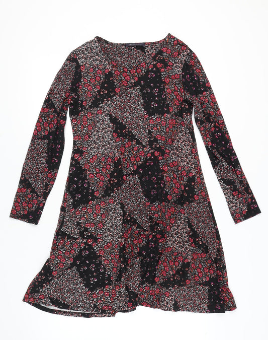 Marks and Spencer Women's Multicoloured Floral Dress, Size 14