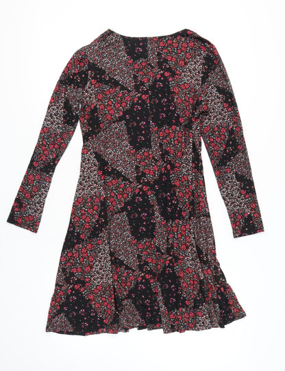 Marks and Spencer Women's Multicoloured Floral Dress, Size 14