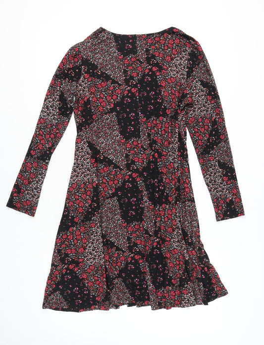Marks and Spencer Women's Multicoloured Floral Dress, Size 14