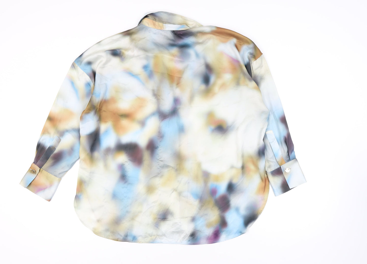 Womens UK Size 14 Zara Multicoloured  Button-Up