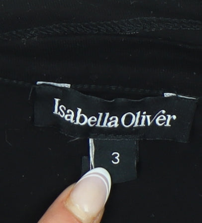 Isabella Oliver Women's Black Bodycon Midi Dress M