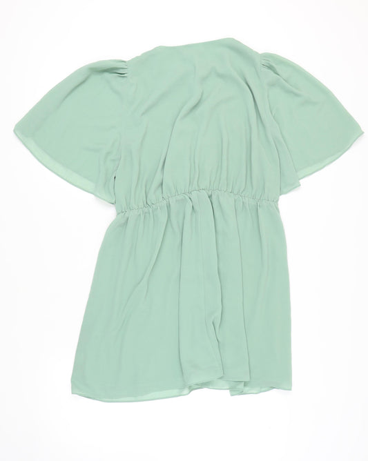 H&M Women's Green XL Woven Dress