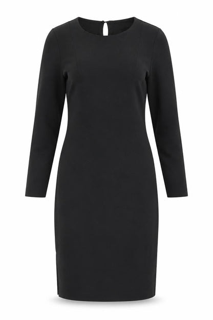 MTWTFSS WEEKDAY Women's Black S Long Sleeve Dress