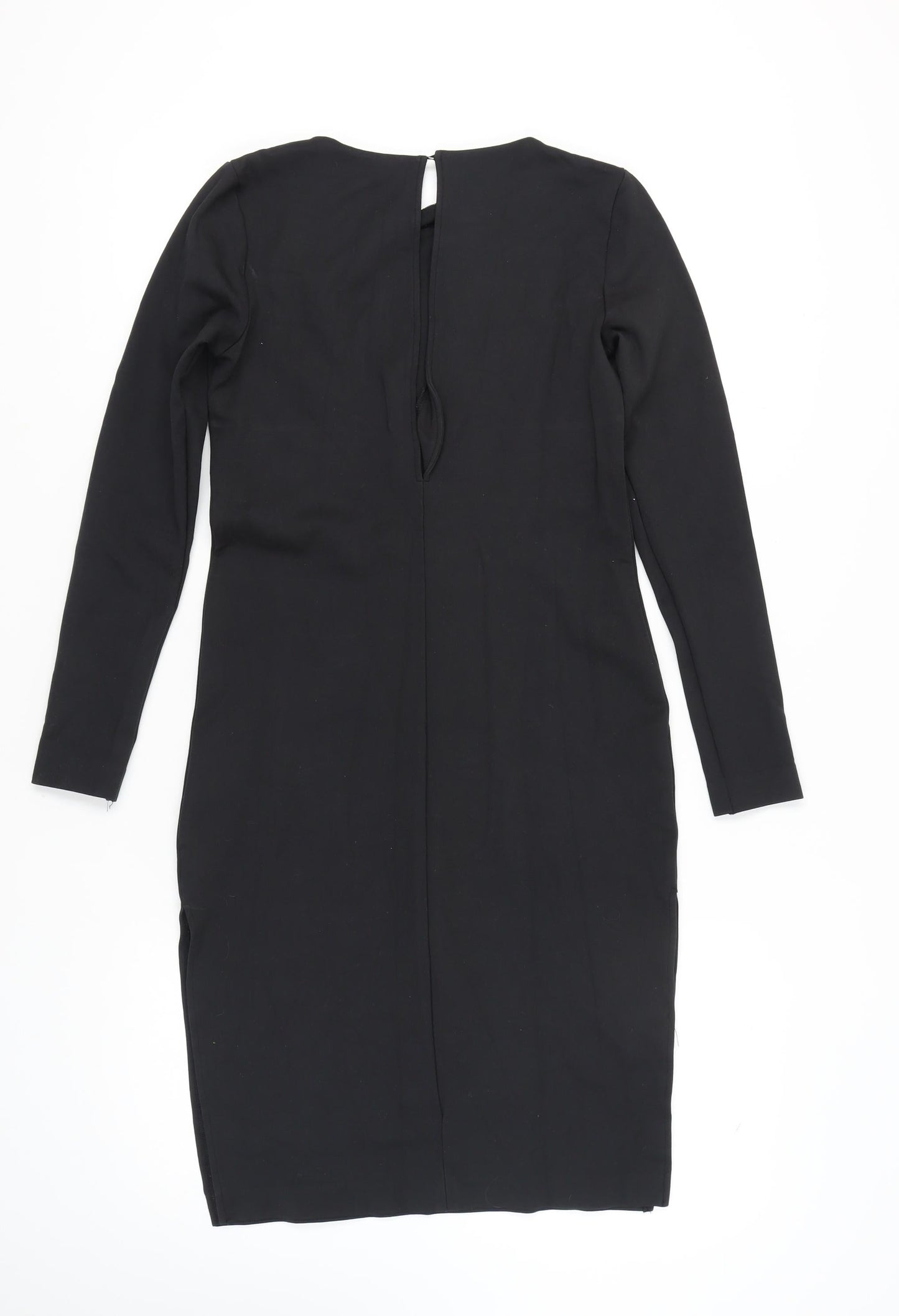 MTWTFSS WEEKDAY Women's Black S Long Sleeve Dress