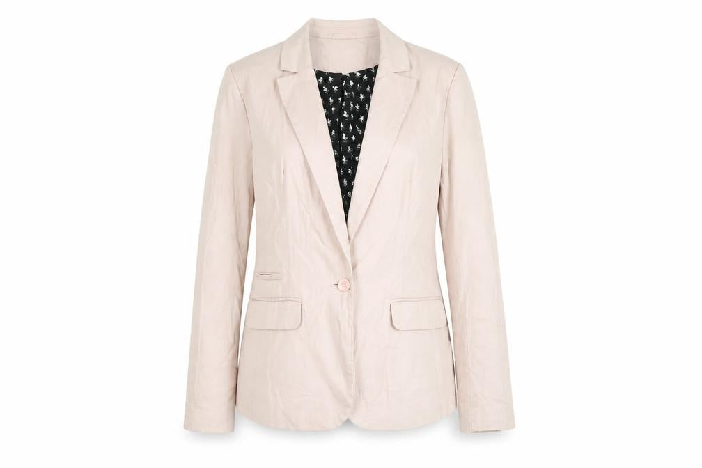 Womens UK Size 10 NEXT Regular Beige Blazer