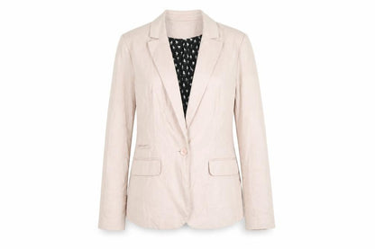Womens UK Size 10 NEXT Regular Beige Blazer