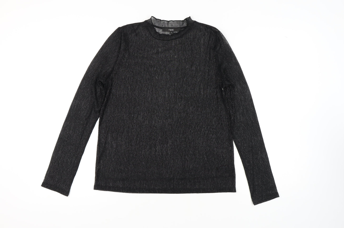 Womens UK Size 12 NEXT Black Basic Blouse