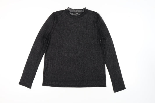 Womens UK Size 12 NEXT Black Basic Blouse