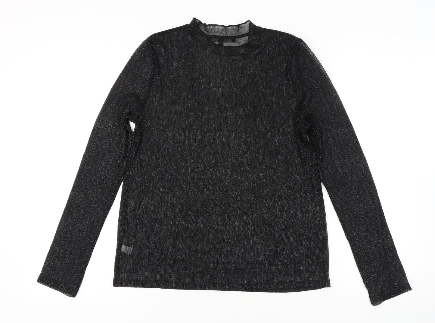 Womens UK Size 12 NEXT Black Basic Blouse