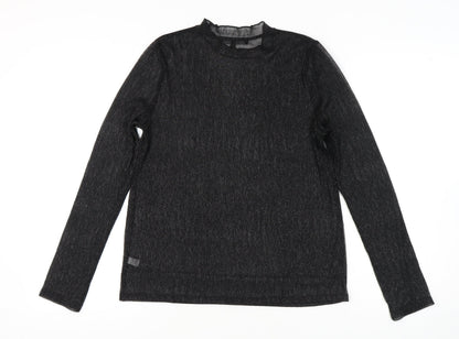 Womens UK Size 12 NEXT Black Basic Blouse
