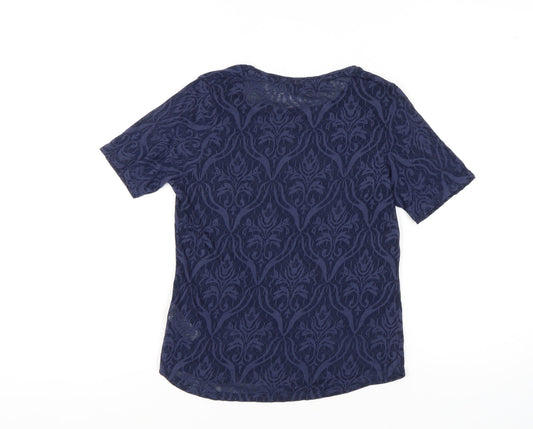Womens UK Size 10 Dorothy Perkins Blue  T-Shirt