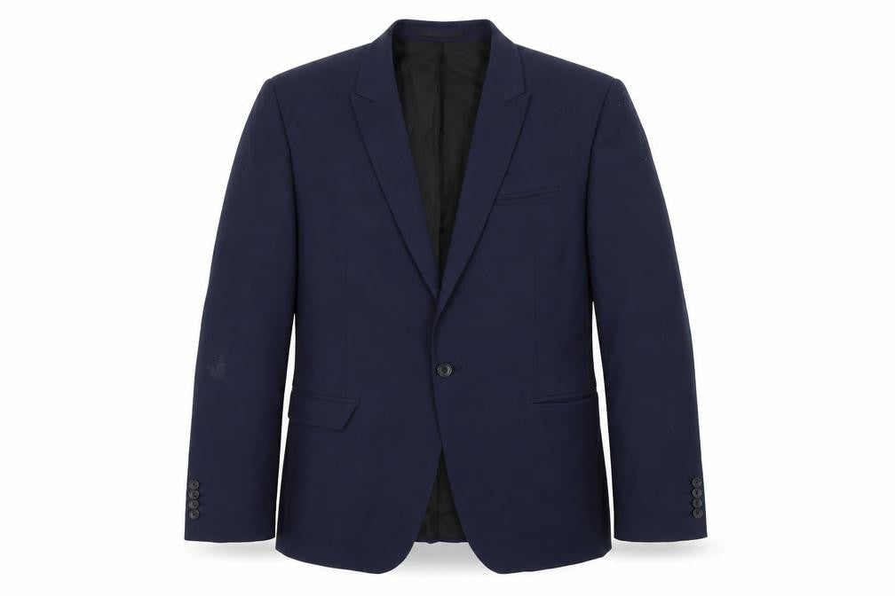 Mens UK Size 42 ASOS Regular Blue Suit Jacket