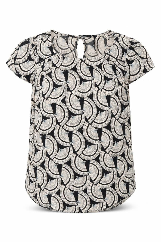 Womens UK Size 10 Billie & Blossom Black Basic Blouse