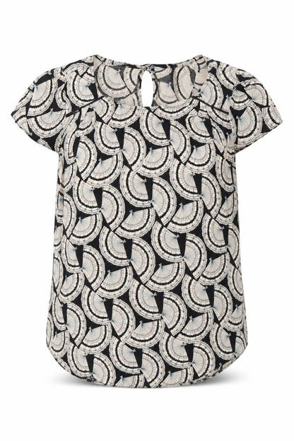 Womens UK Size 10 Billie & Blossom Black Basic Blouse