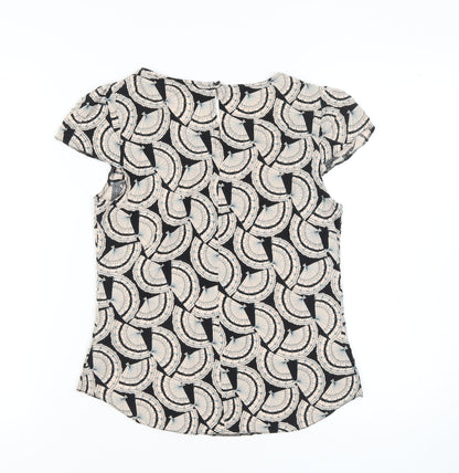 Womens UK Size 10 Billie & Blossom Black Basic Blouse