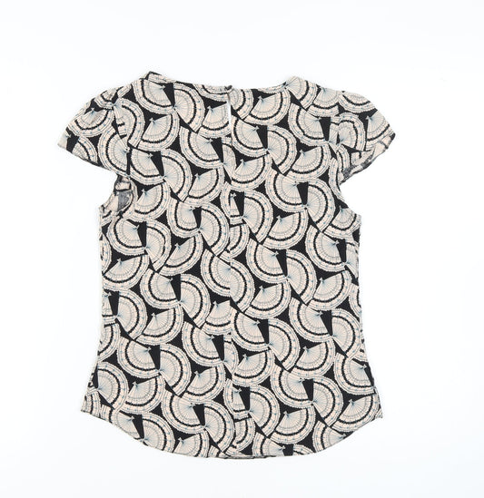 Womens UK Size 10 Billie & Blossom Black Basic Blouse