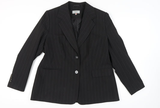 Marks and Spencer Women's Black Blazer - Size 18