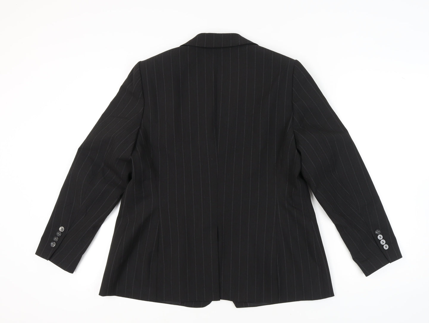 Marks and Spencer Women's Black Blazer - Size 18