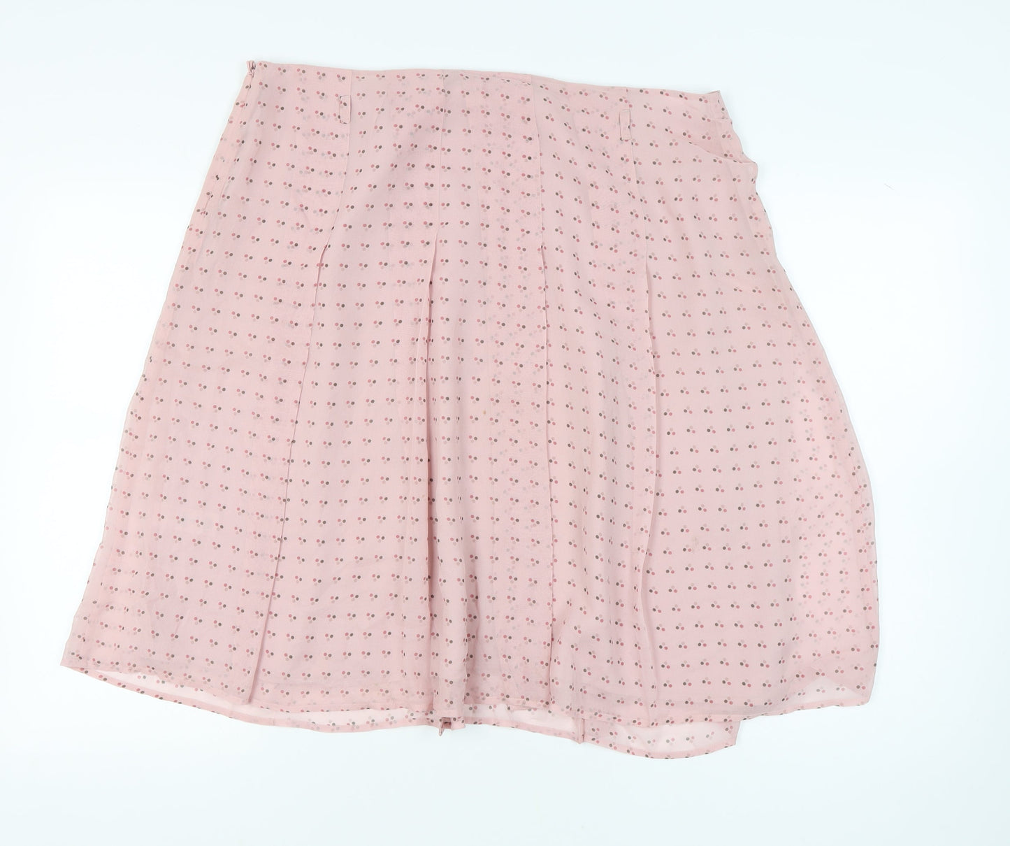 Monsoon Women’s Pink Floral Chiffon Skirt Size 18