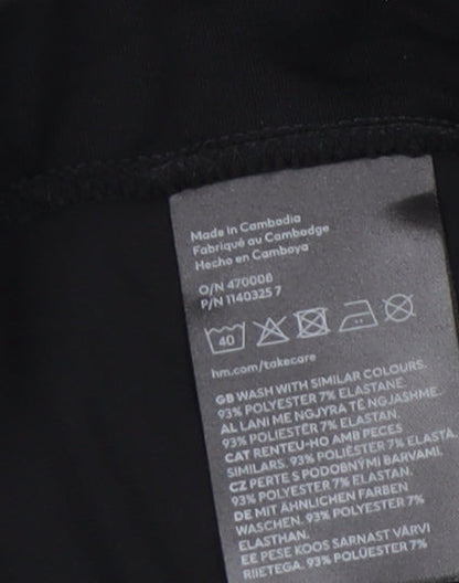 H&M Women's Black Pencil Skirt, Size M